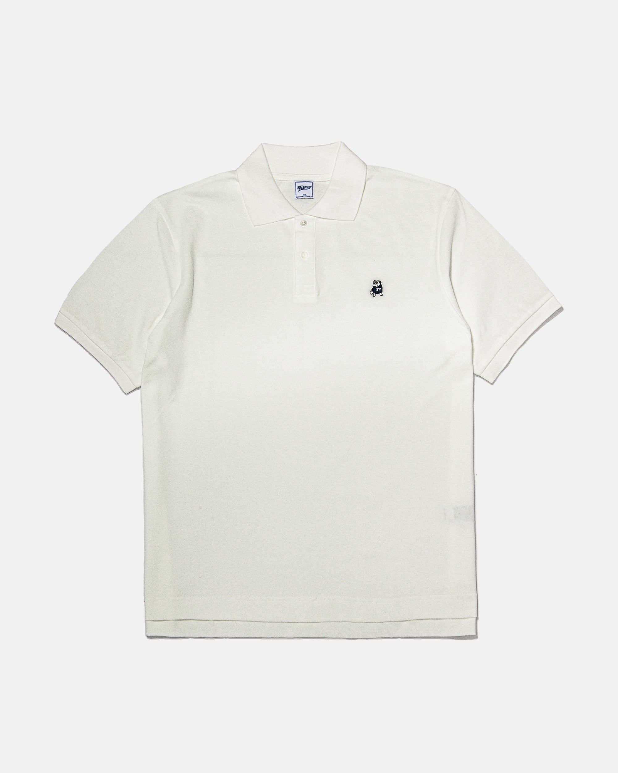 BULLDOG POLO SHIRT - WHITE
