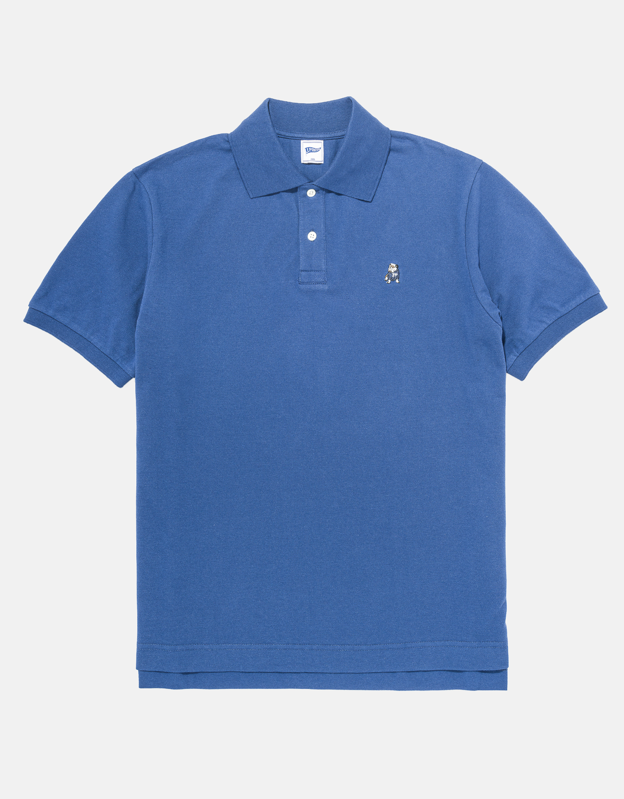 Blue Bulldog Pique Polo Shirt - Trim Fit