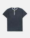 Navy Pique Henley