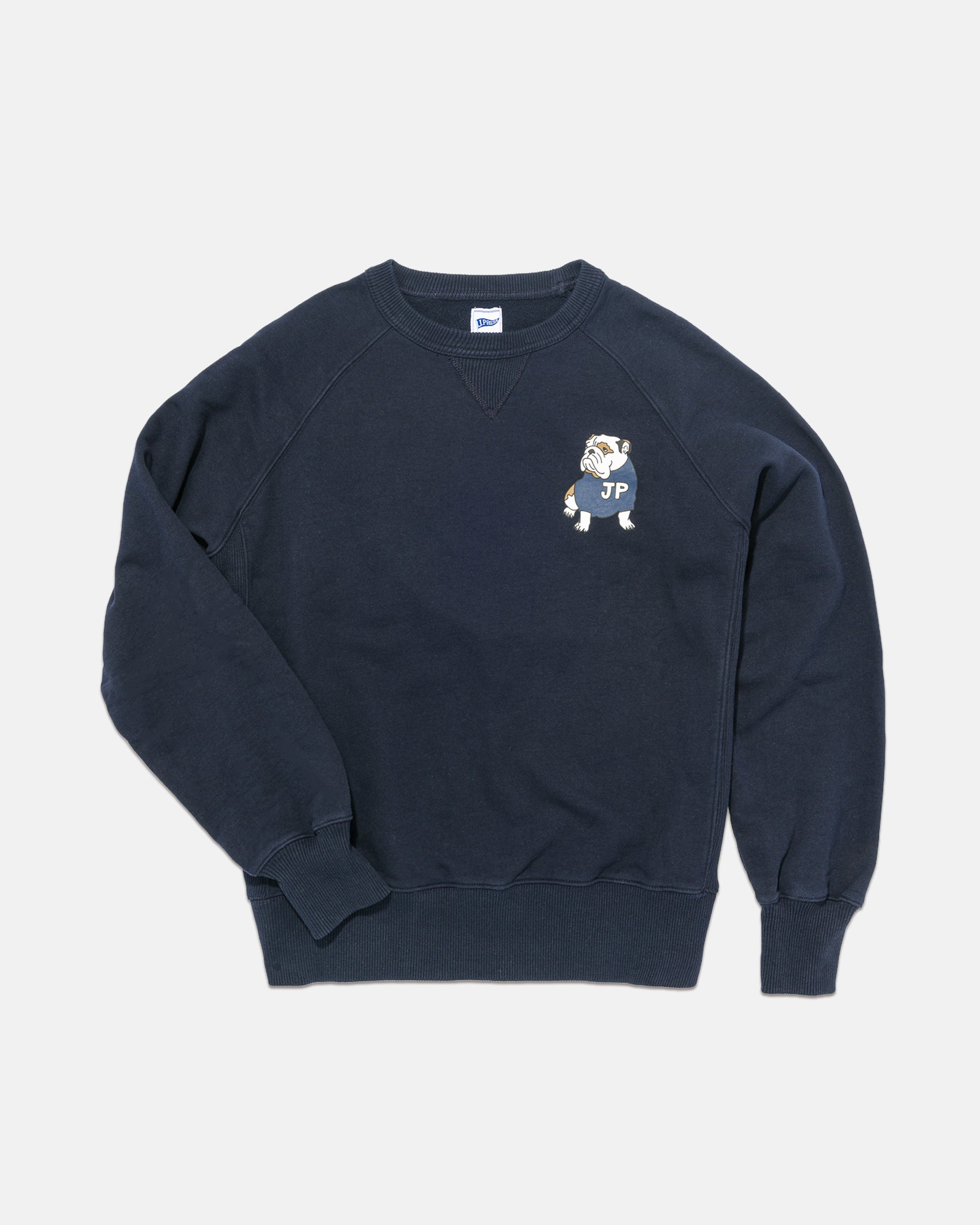 Navy J. Press Bulldog Sweatshirt