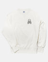 White Skull & Crossbones Sweatshirt