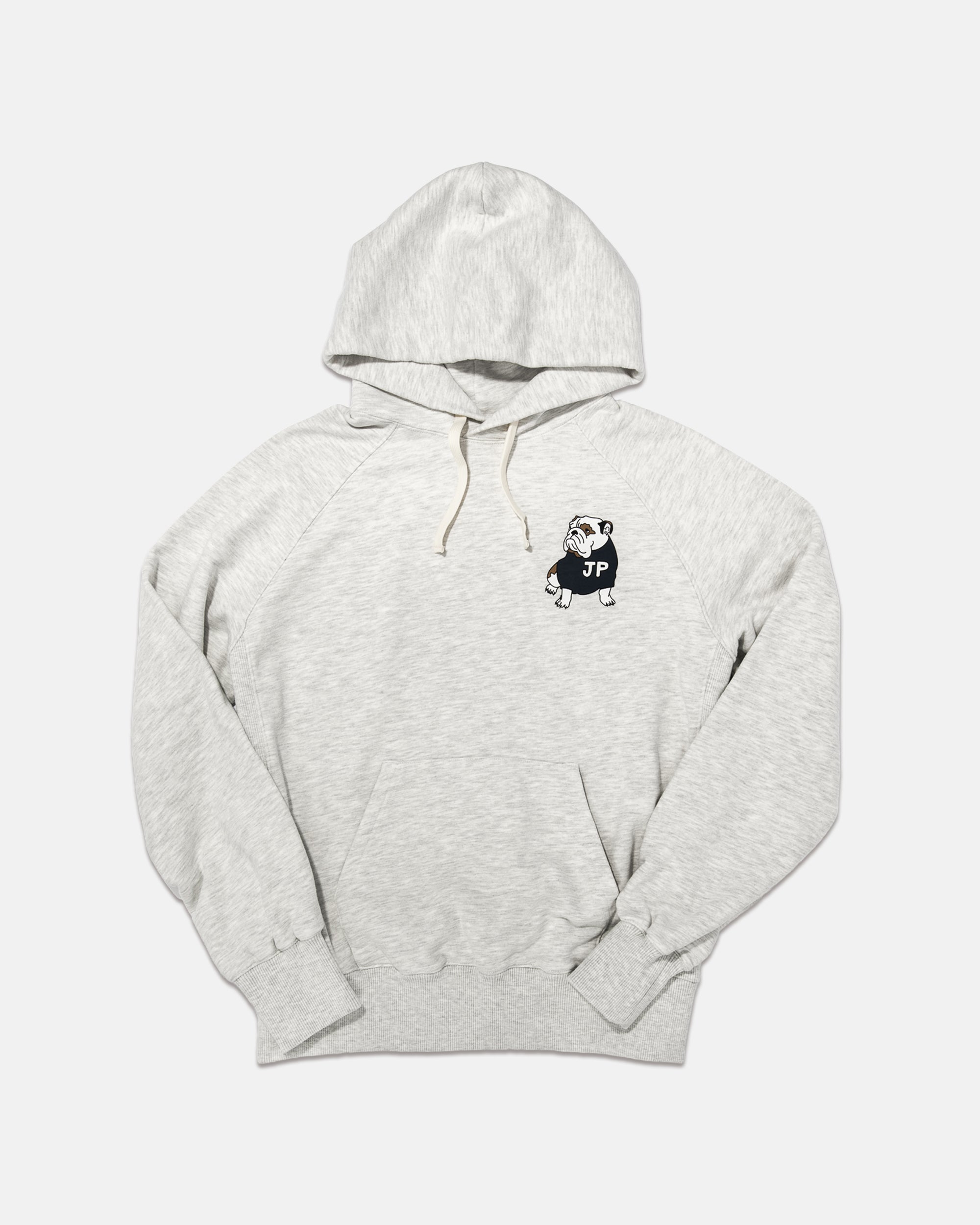 BULLDOG HOODIE - GREY