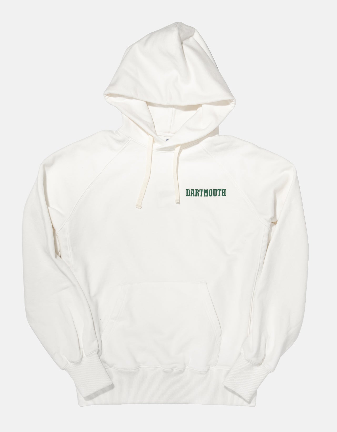 Dartmouth White Spellout Hoodie