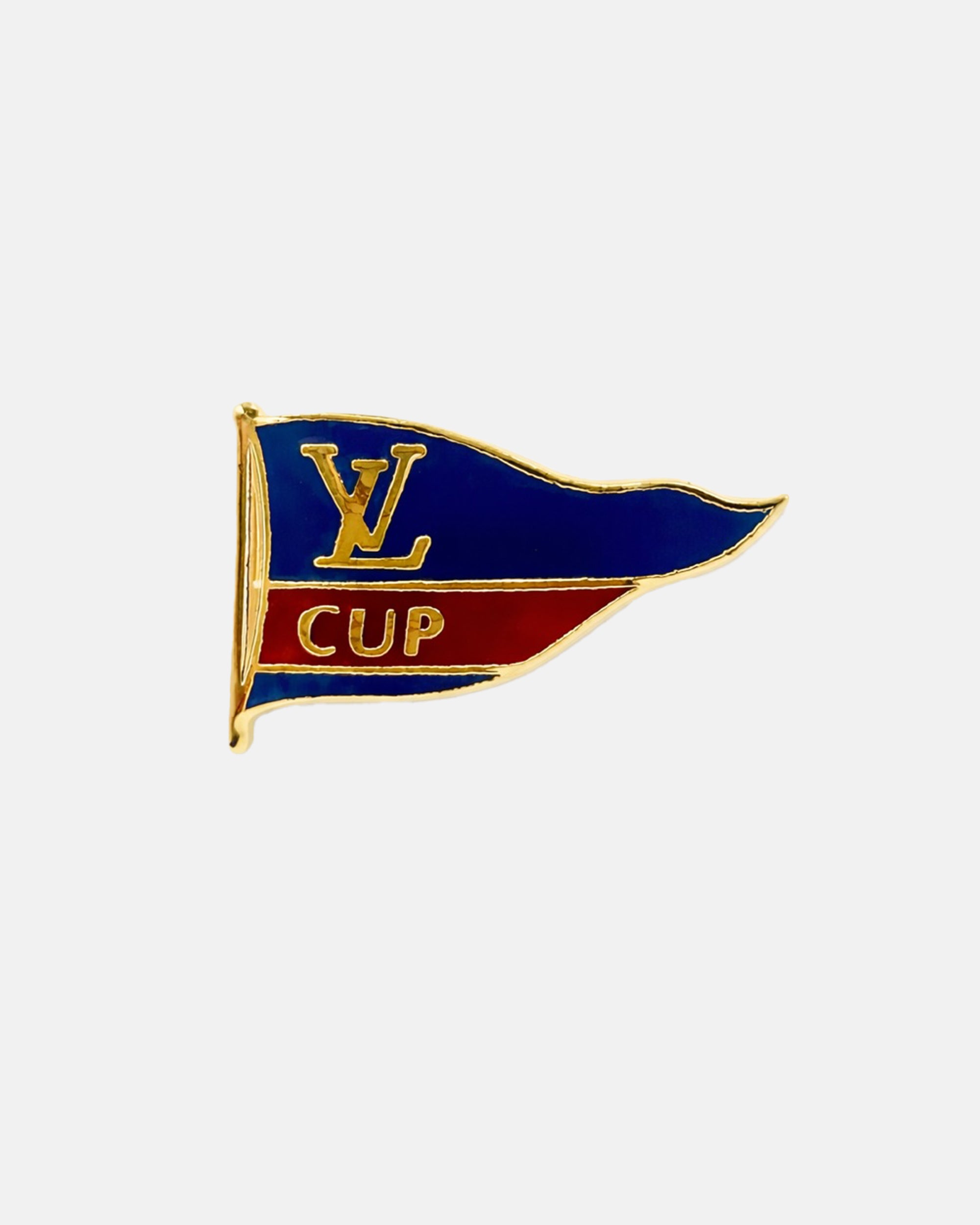 LOUIS VUITTON ルイヴィトン LVCUP ピンバッチ Vintage Louis Vuitton LV America's Cup Nautical Lapel Pin