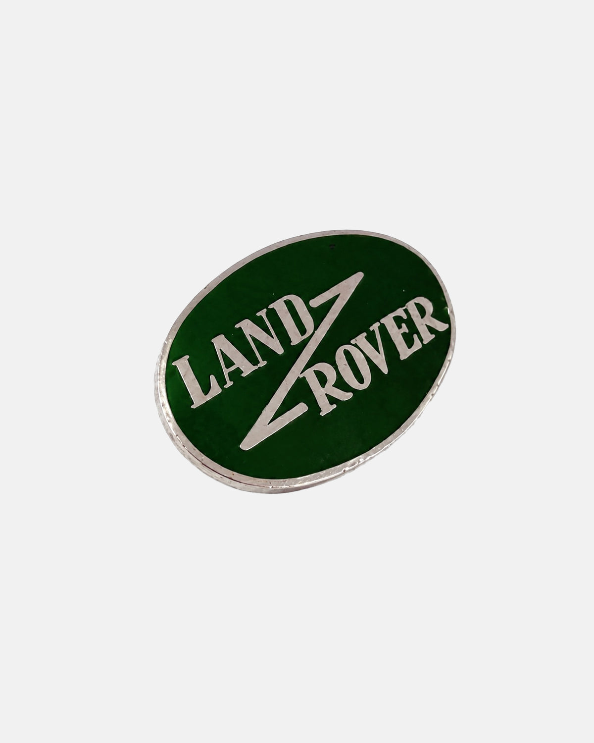 Vintage Land Rover Green Enamel Lapel Pin