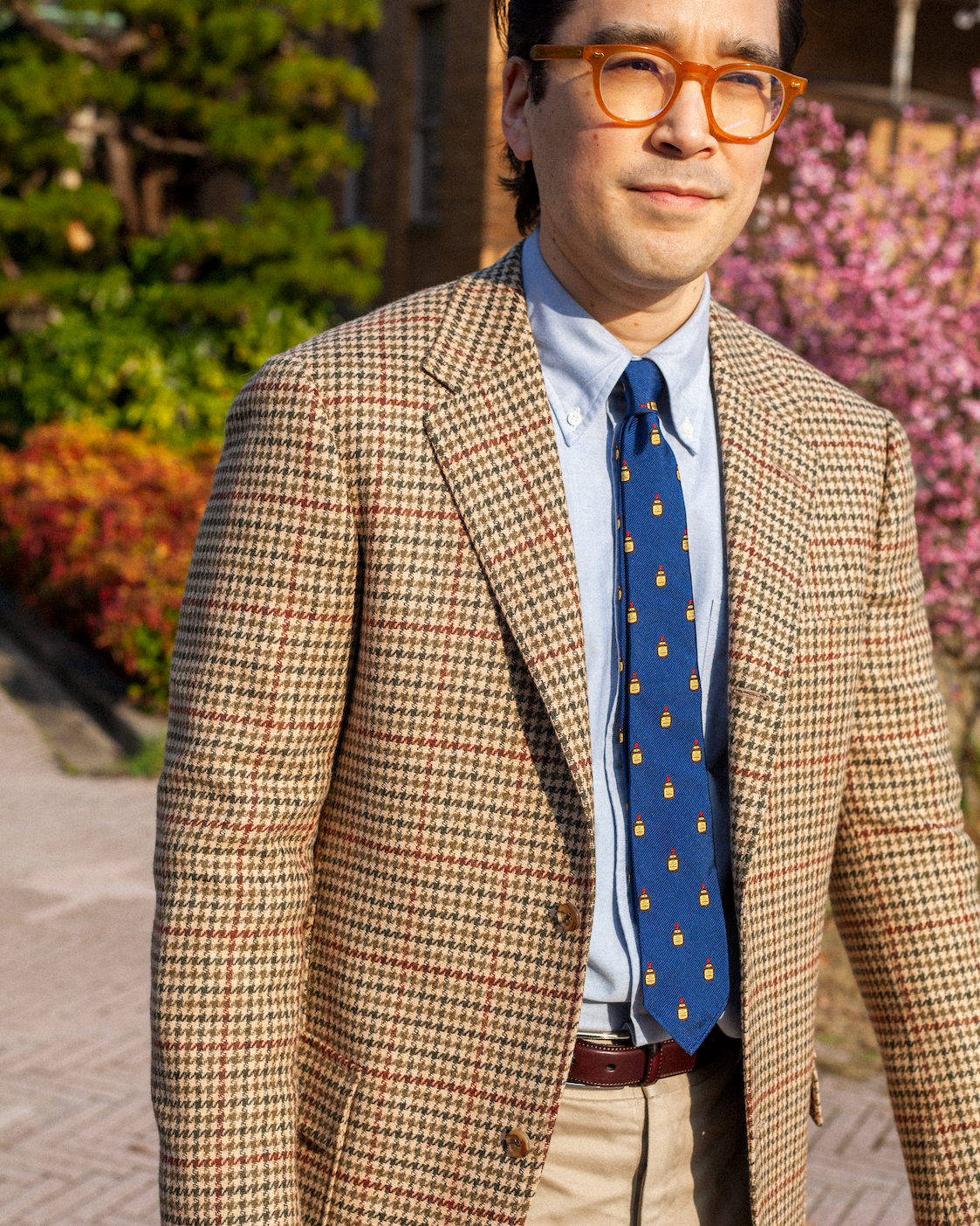 Made-in-Japan Daruma Whiskey Club Tie