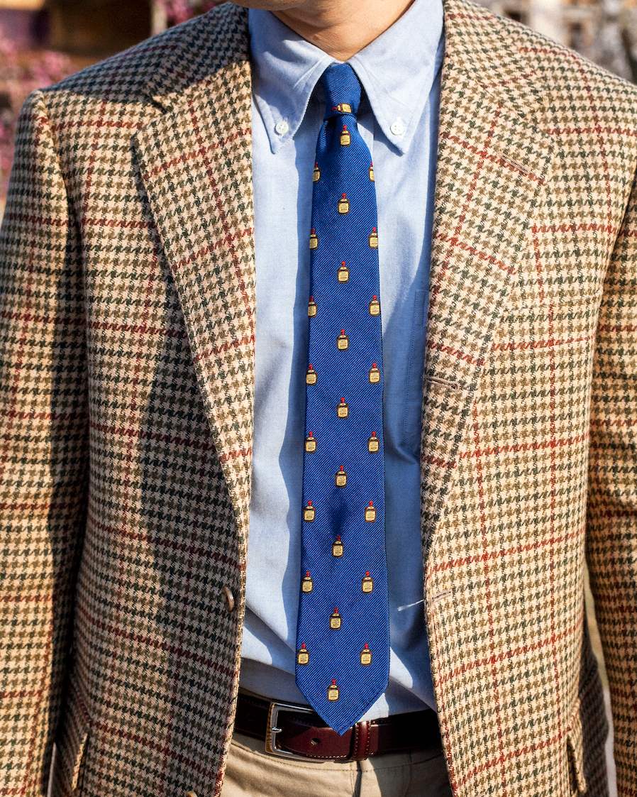 Made-in-Japan Daruma Whiskey Club Tie