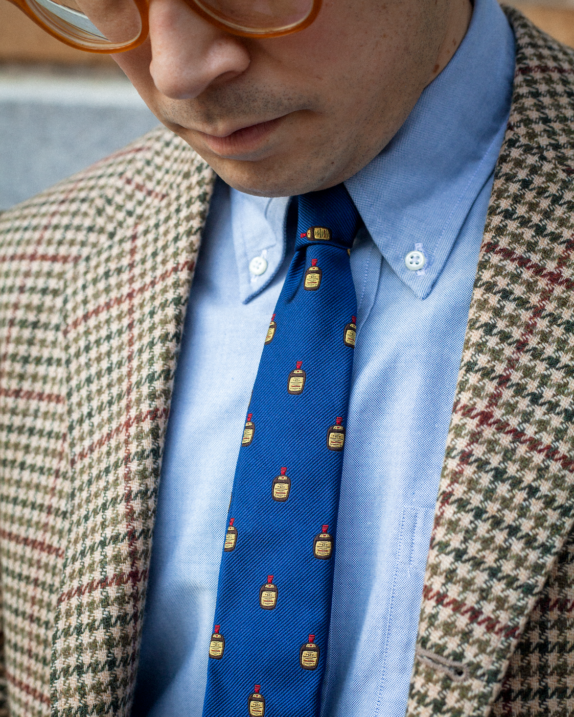 Made-in-Japan Daruma Whiskey Club Tie