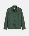 Green Garment Dyed Recycled Denim Work Jacket