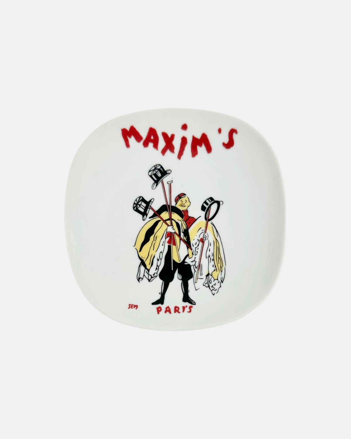 Vintage Maxim's de Paris Restaurant Sem Ashtray Dish