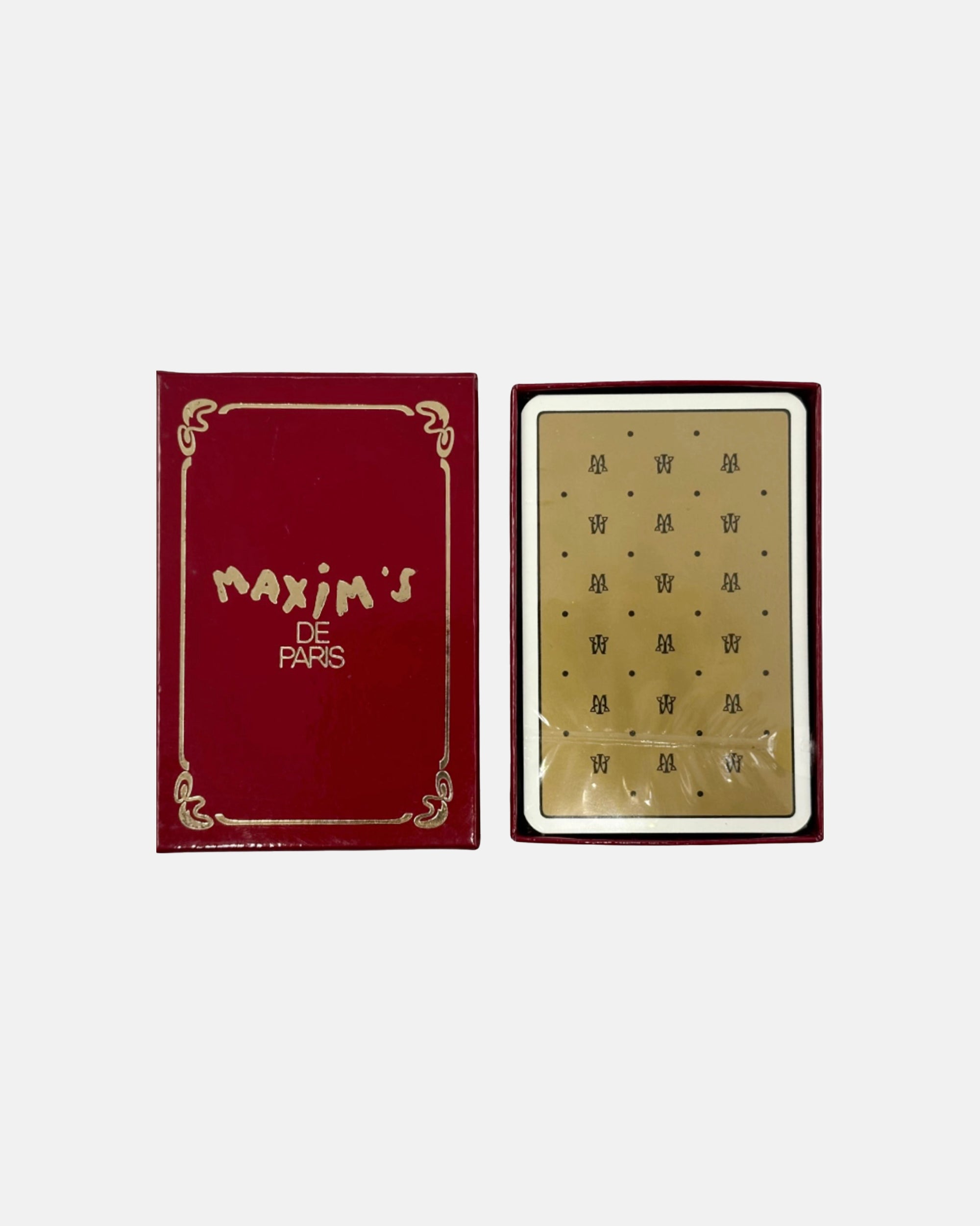 Vintage Maxim's De Paris Playing Cards