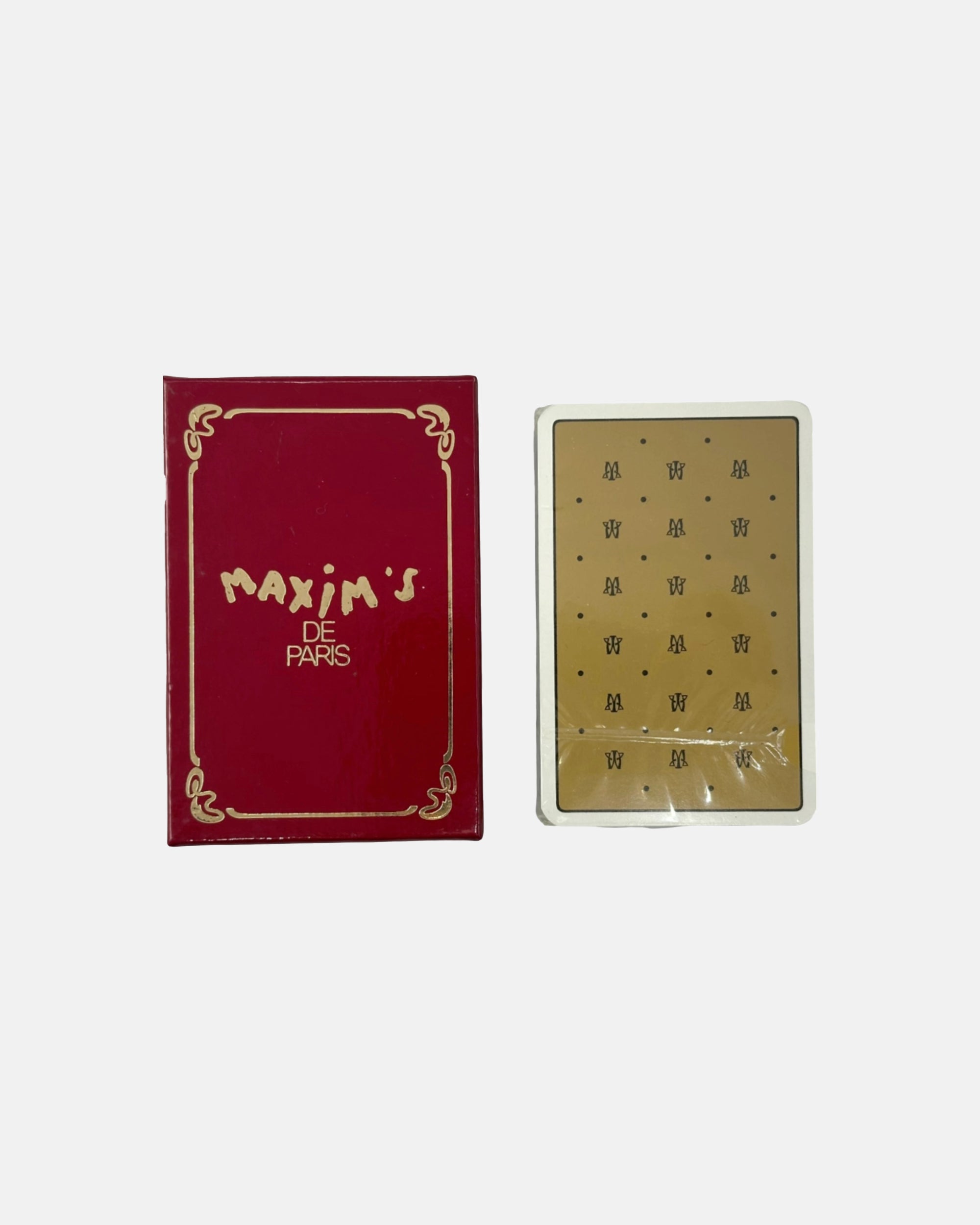 Vintage Maxim's De Paris Playing Cards
