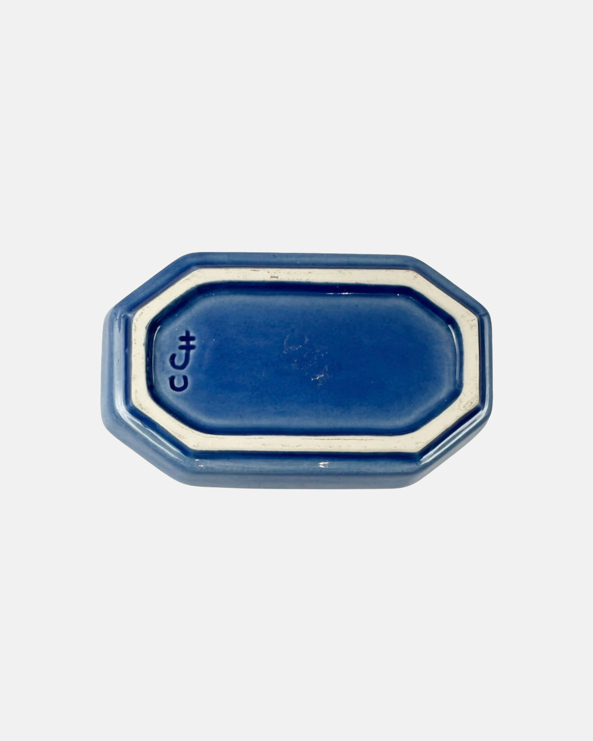 Vintage Mercedes Benz Blue Ceramic Ashtray Catchall