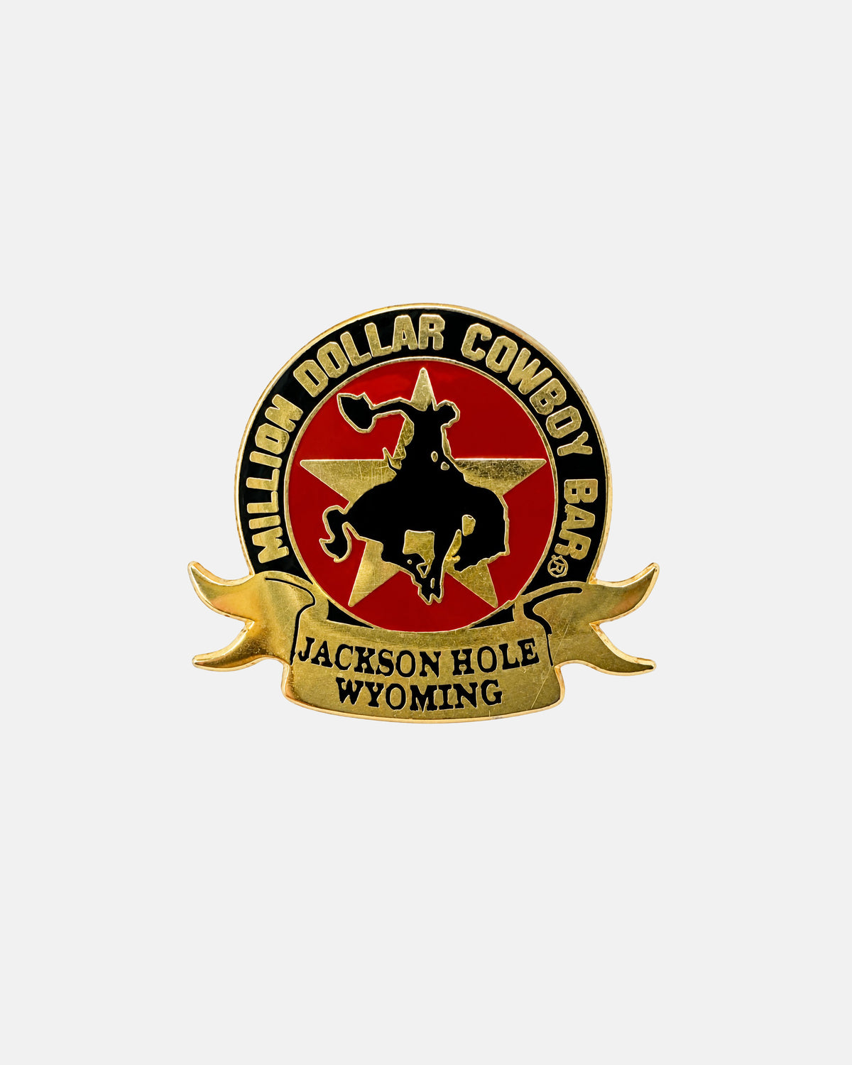 Vintage Million Dollar Cowboy Bar Jackson Hole, Wyoming Lapel Pin