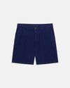 Navy Linen Shorts