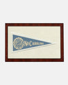 North Carolina Framed Vintage Pennant