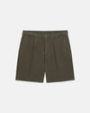 Olive Linen Shorts