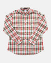 Trim Fit Madras Button Down Sport Shirt