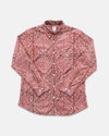 Trim Fit Red Batik Print Madras Sport Shirt