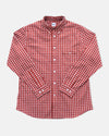 Trim Fit Long Sleeve Madras Button Down Shirt