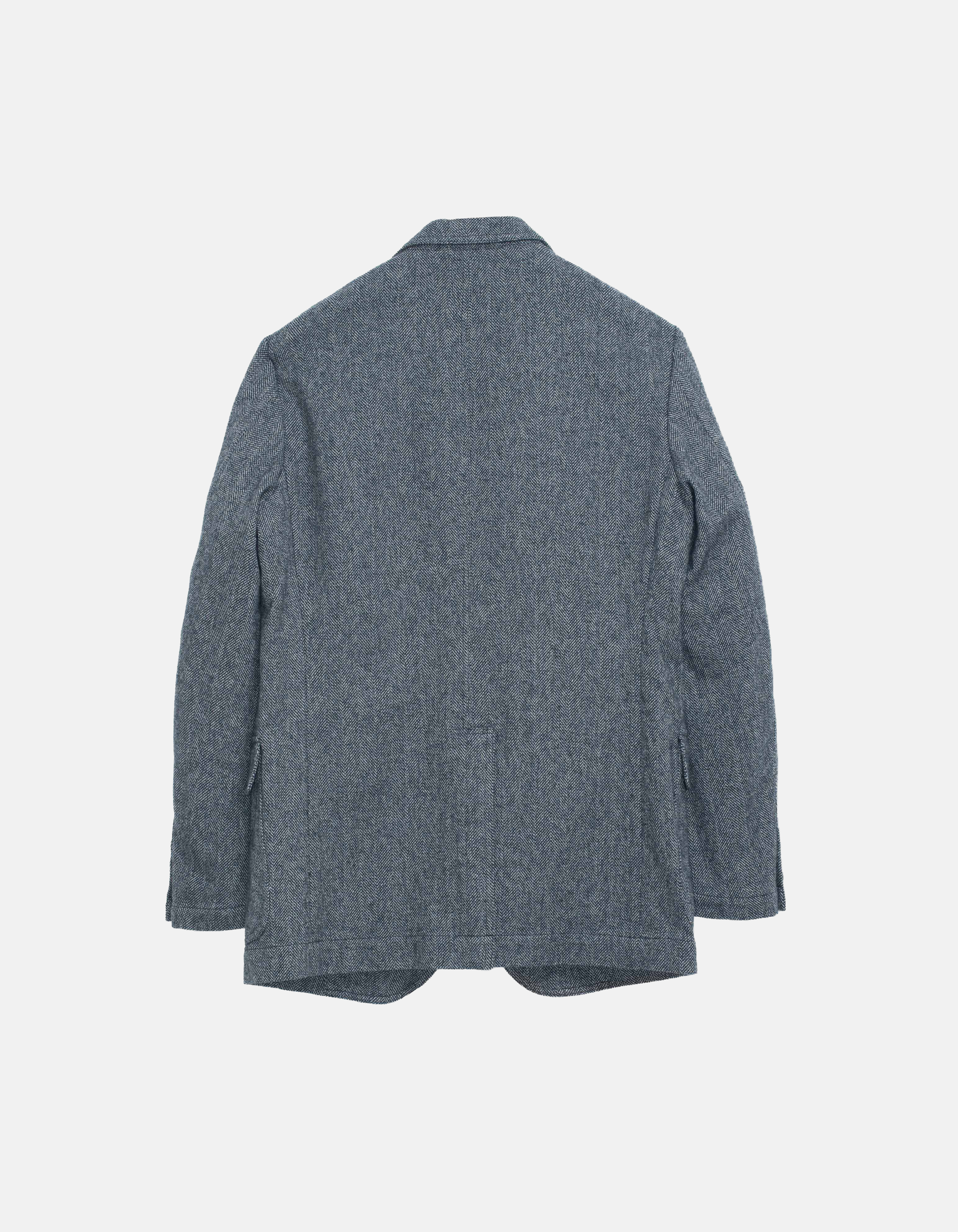 GREY HERRINGBONE SUMMER TWEED SPORT COAT
