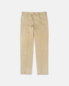 COTTON CINCH-BACK CHINO PANTS - KHAKI