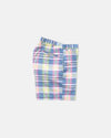 Blue, Pink & Lime Madras Shorts - Trim Fit