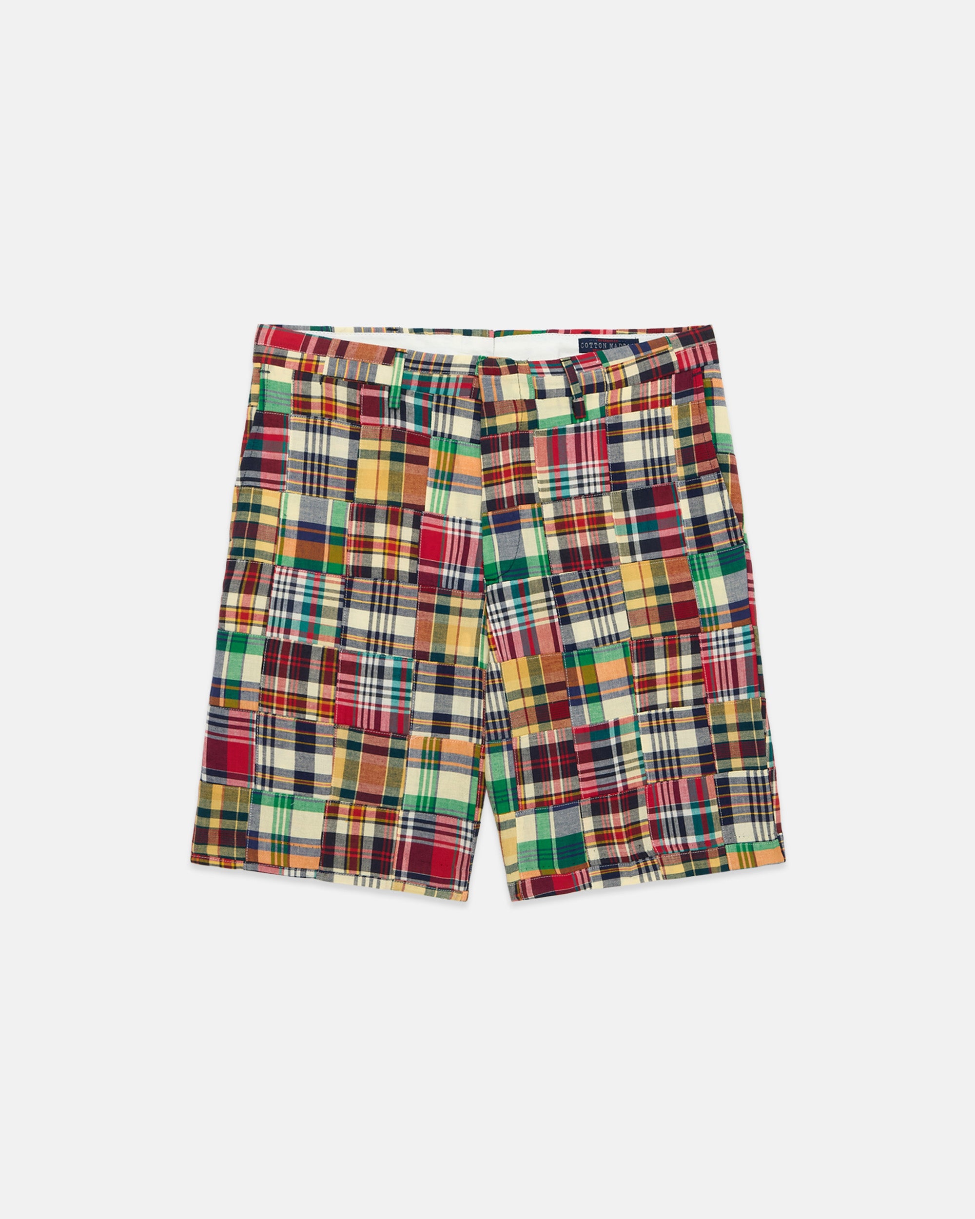 NAUTICA Patchwork Madras Shorts XLサイズ Made-in-USA Patchwork Authentic Madras Shorts