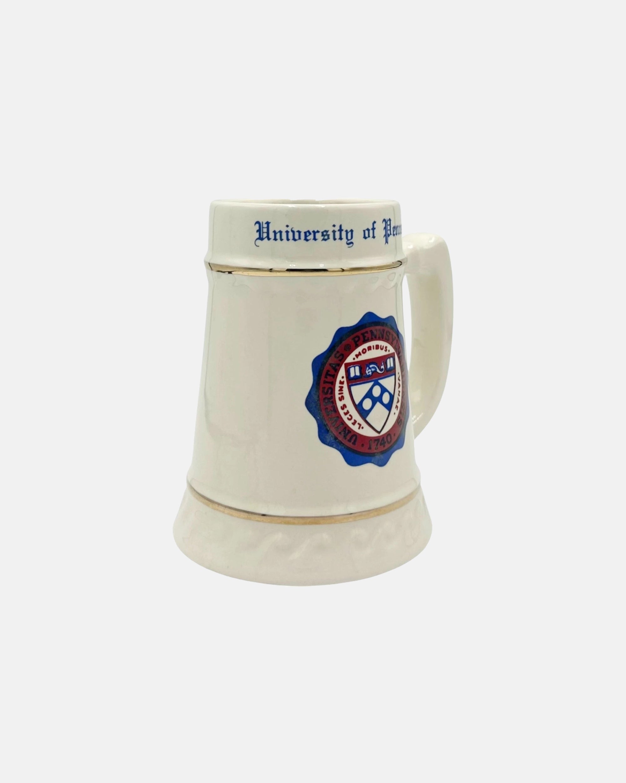 Vintage University of Pennsylvania Ceramic Stein Mug