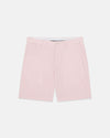 Pink Cotton Seersucker Shorts