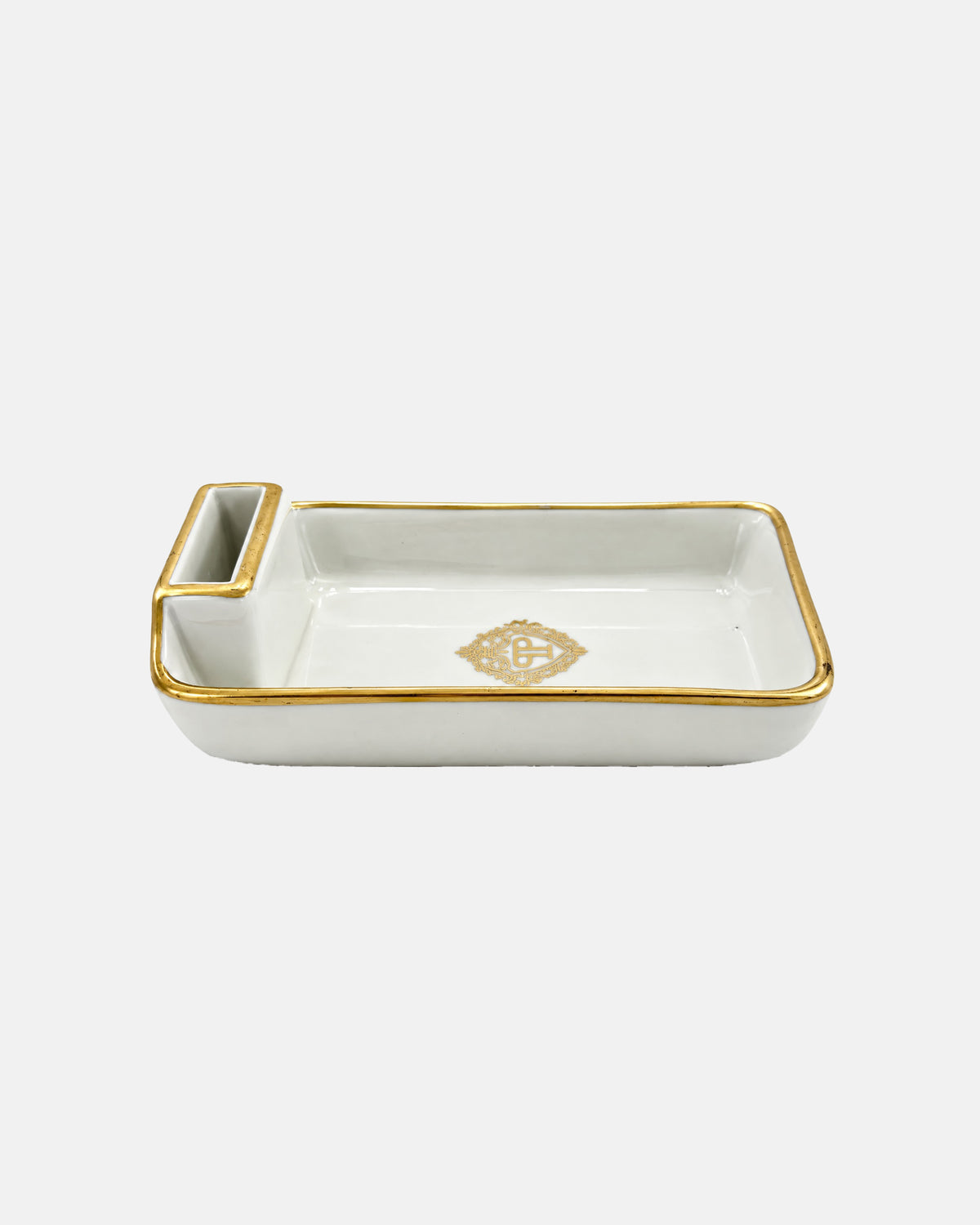 Vintage The Plaza Hotel NYC Ceramic Ashtray Matchbook