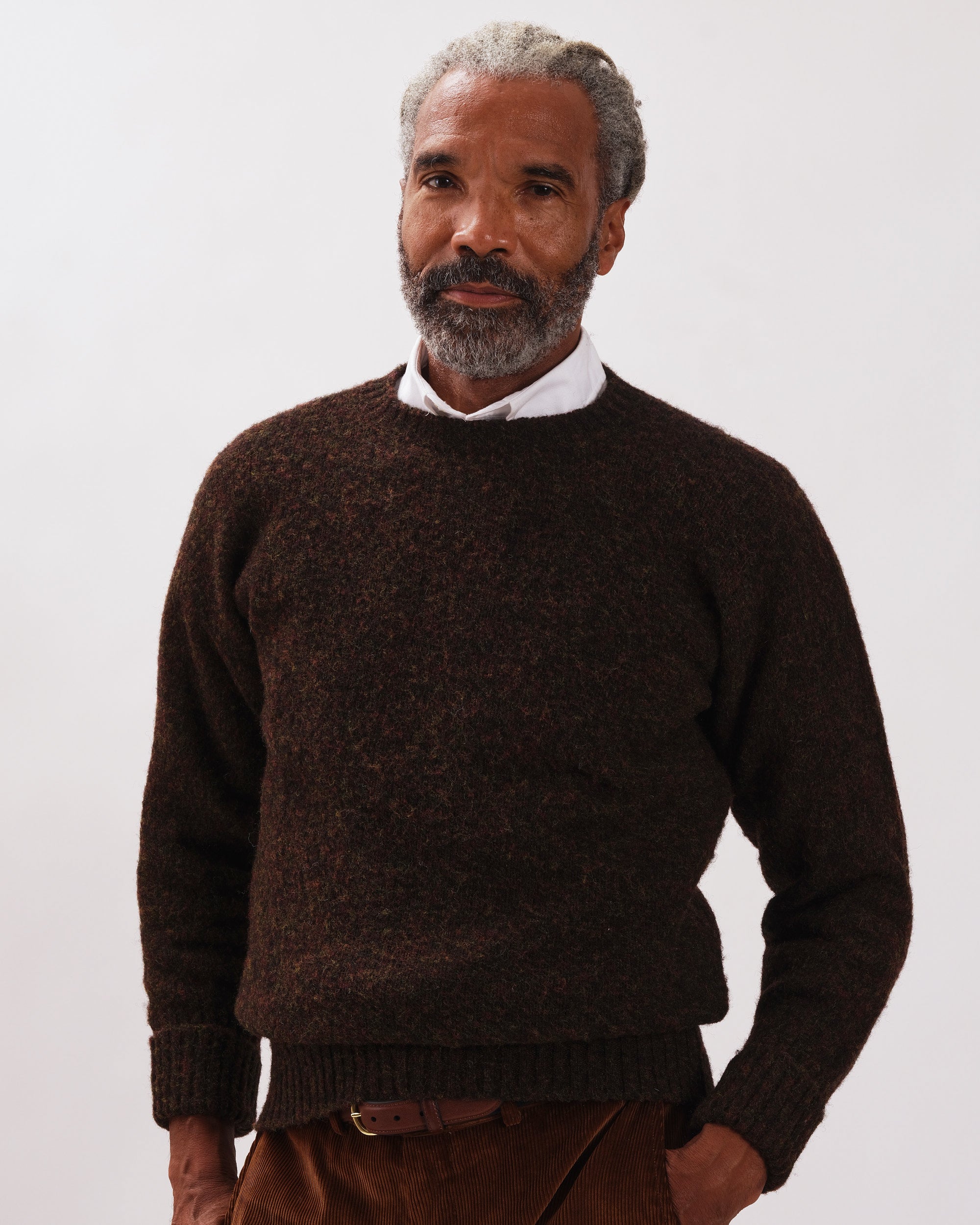 Shaggy Dog Sweater Classic Brown - Classic Fit | Men's Sweaters