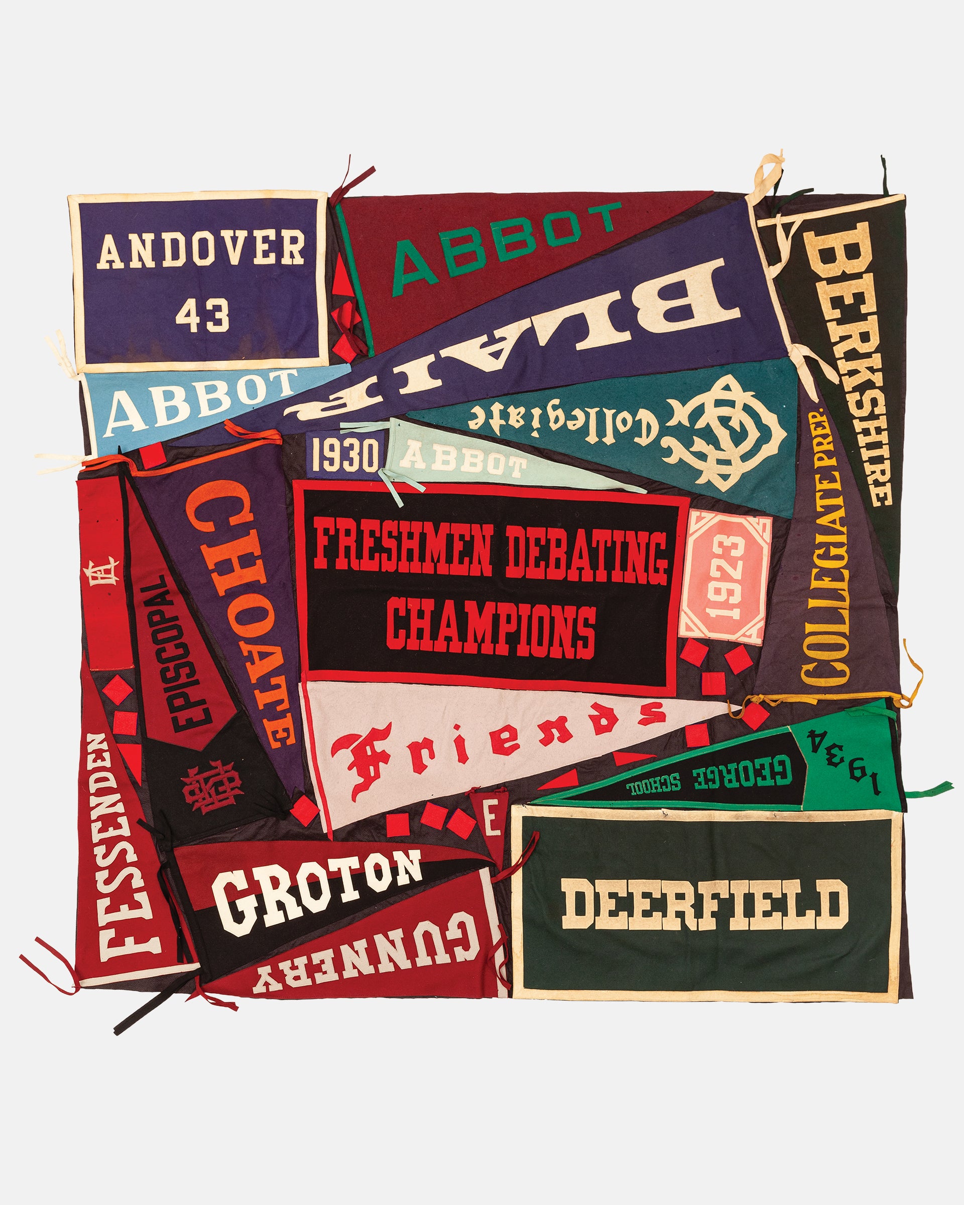 Vintage Pennant Quilt - Schools #23