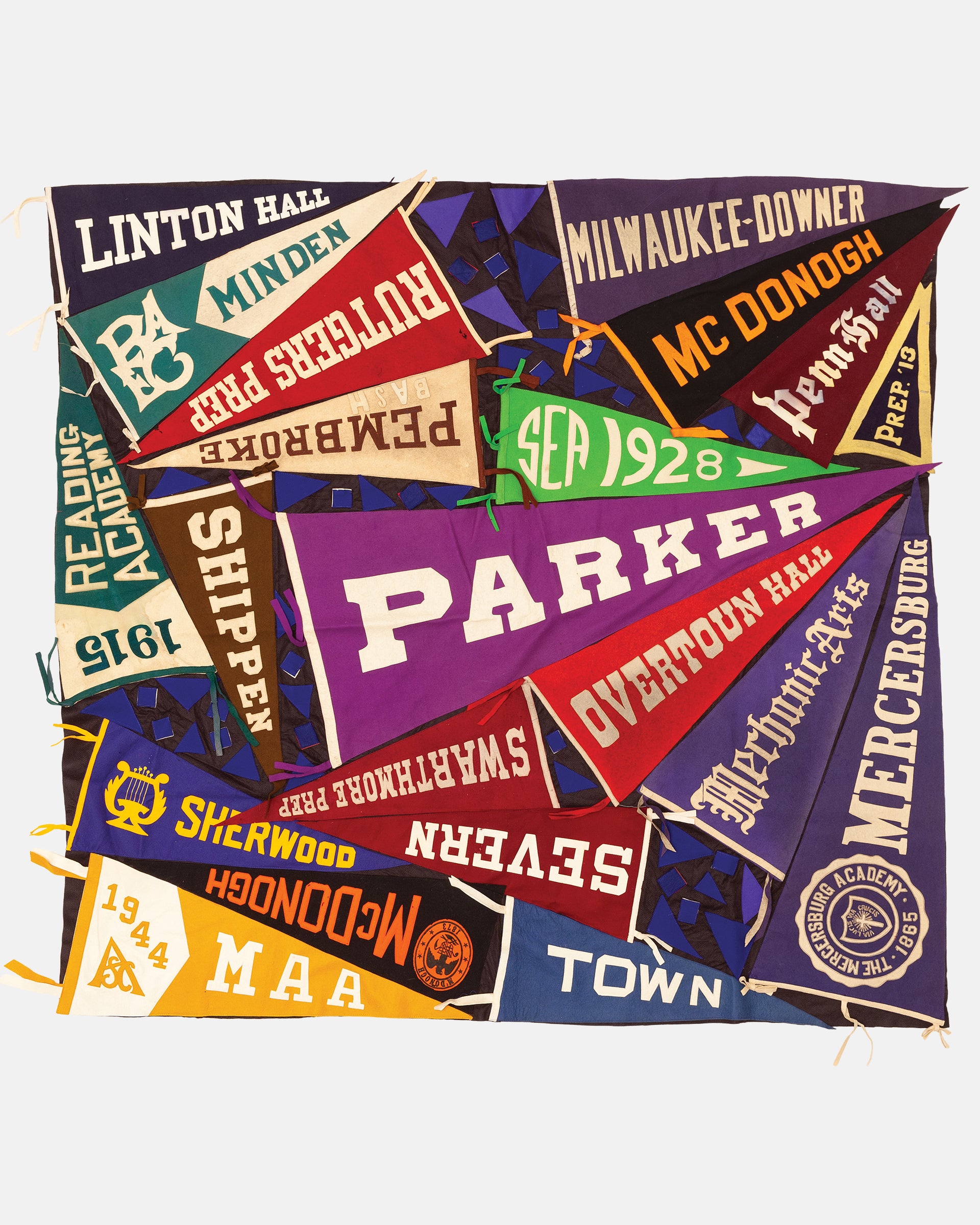 Vintage Pennant Quilt - Schools #31