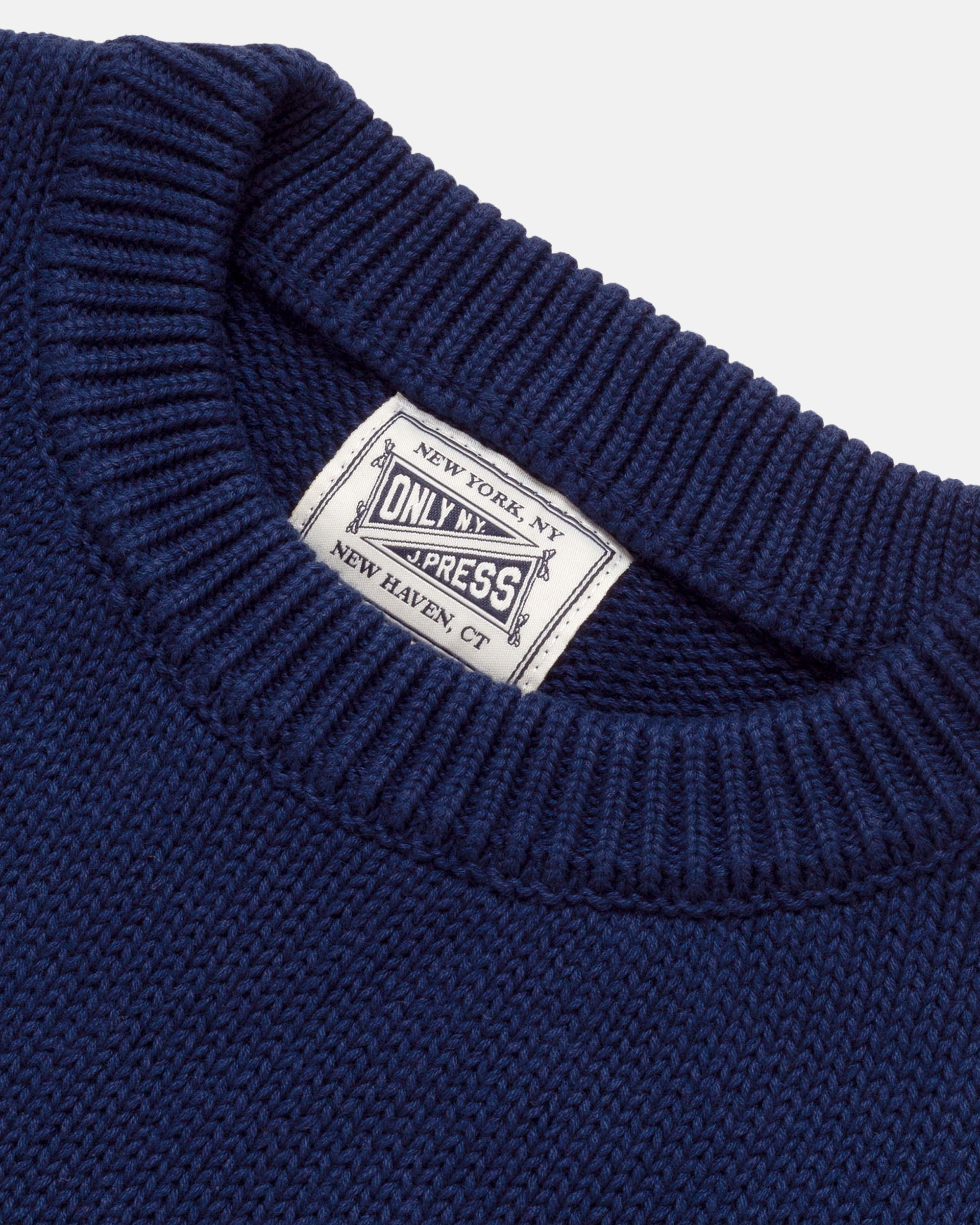 J. Press x Only NY Navy NY Sweater