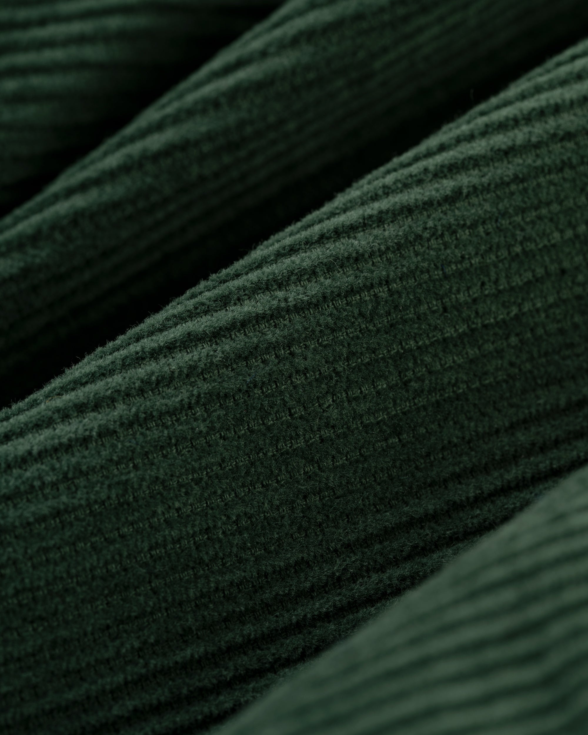 Green Wide-Wale Cotton Corduroy Shorts - Trim Fit