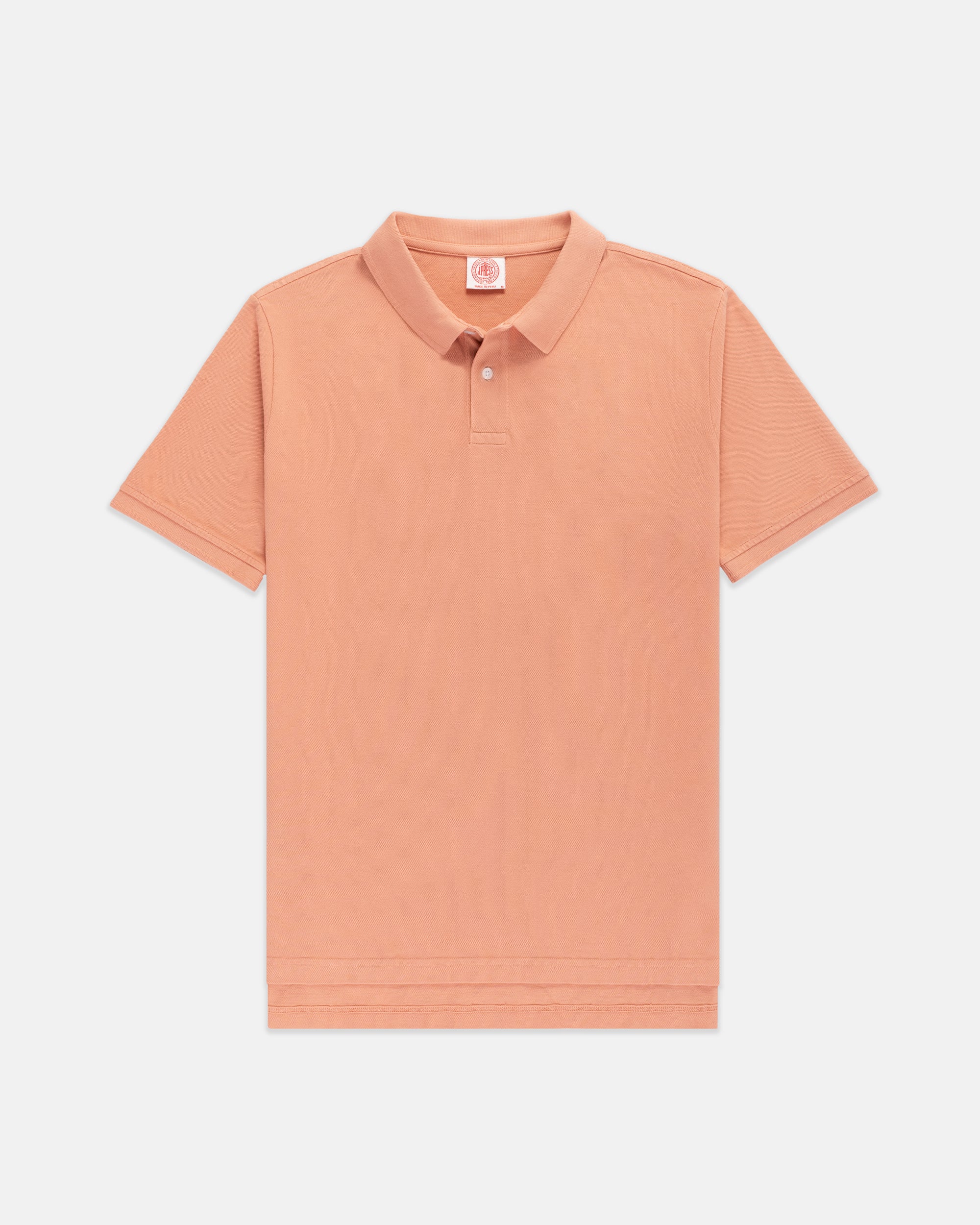 Red Cotton Pique Polo