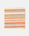 Striped Madras Pocket Square