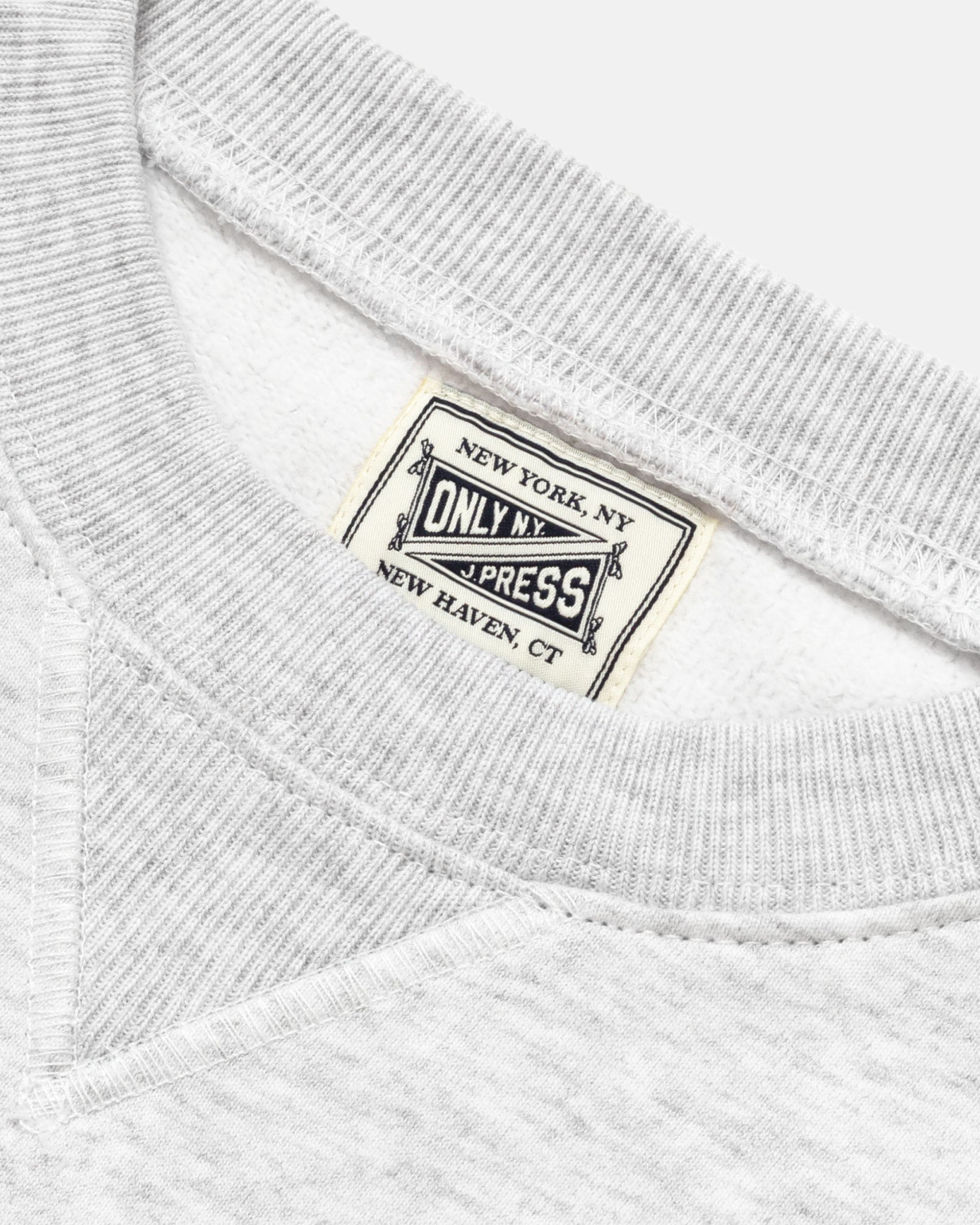 J. Press x Only NY Grey Bulldog Sweatshirt