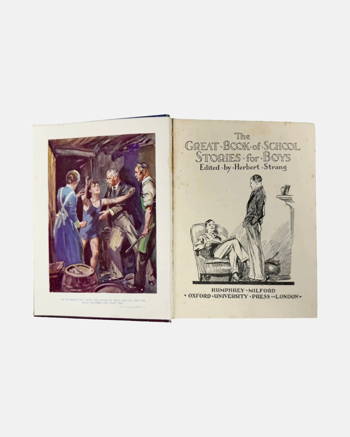 The Great Book of School Stories for Boys by Herbert Strang 1932