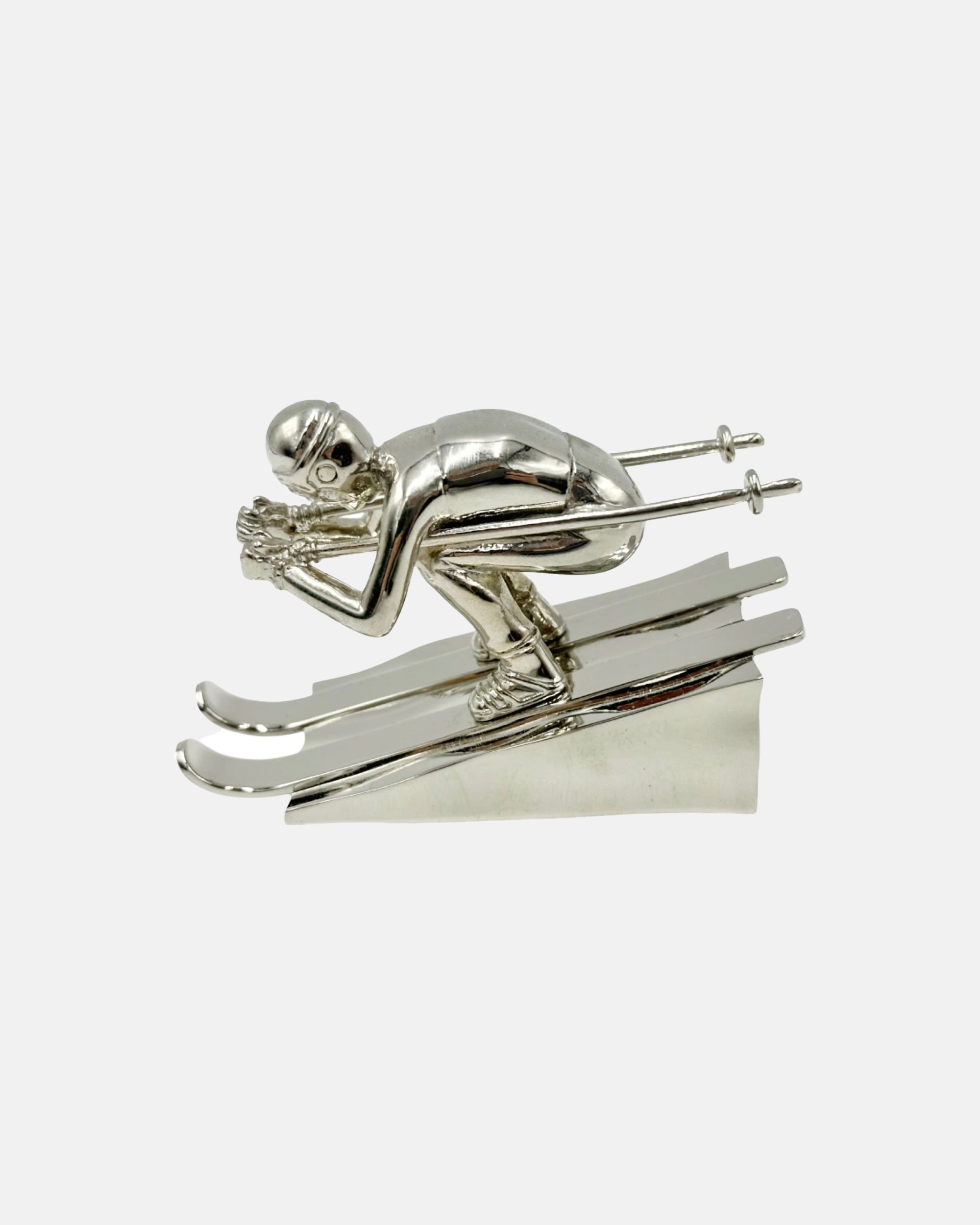 Vintage Alpine Skier Metal Bottle Opener