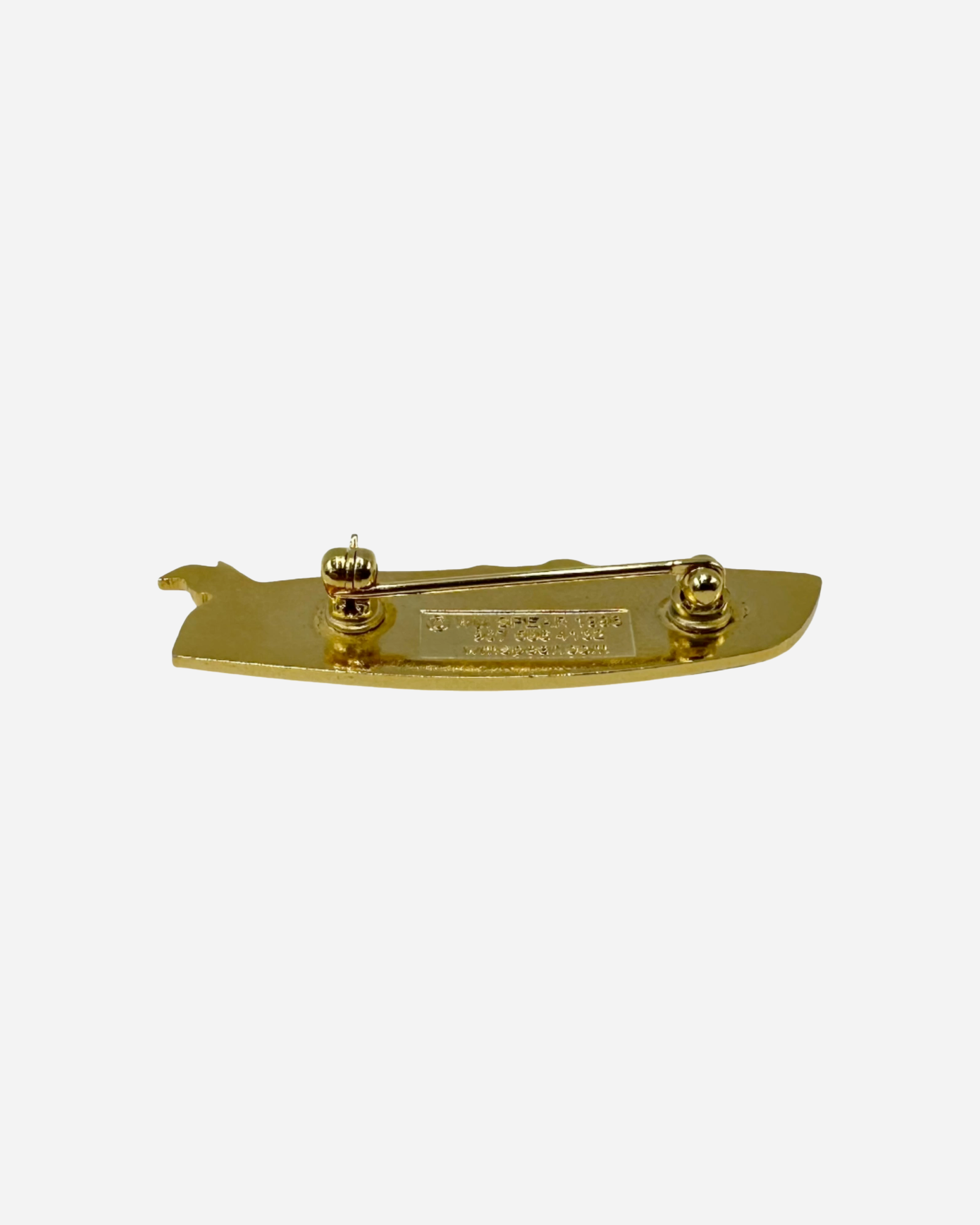 Vintage Nautical Speedboat Lapel Pin