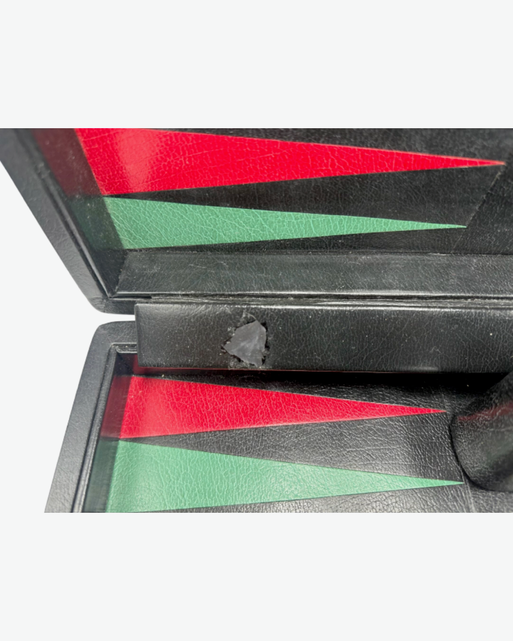 Vintage T. Anthony New York Leather Backgammon Set