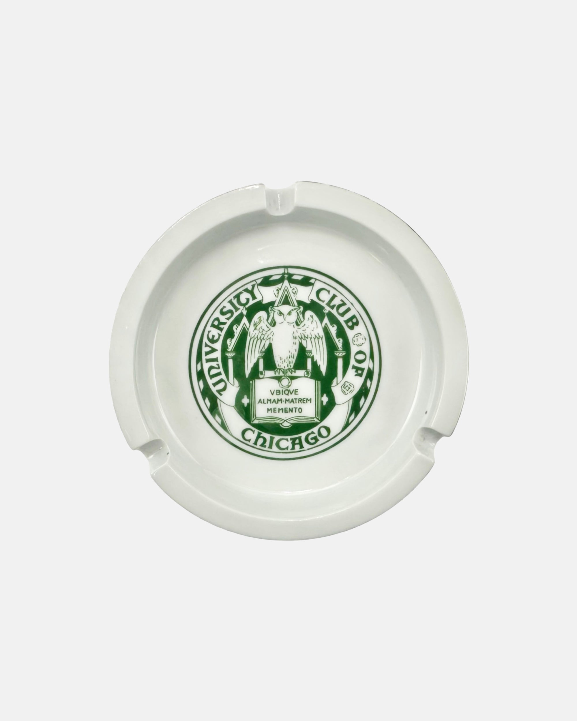 Vintage University Club Chicago Ceramic Ashtray