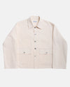 Vito's Stone Cotton/Linen Short Jacket