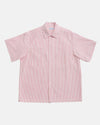 Vito's Red & White Stripe Short Sleeve Sport Shirt