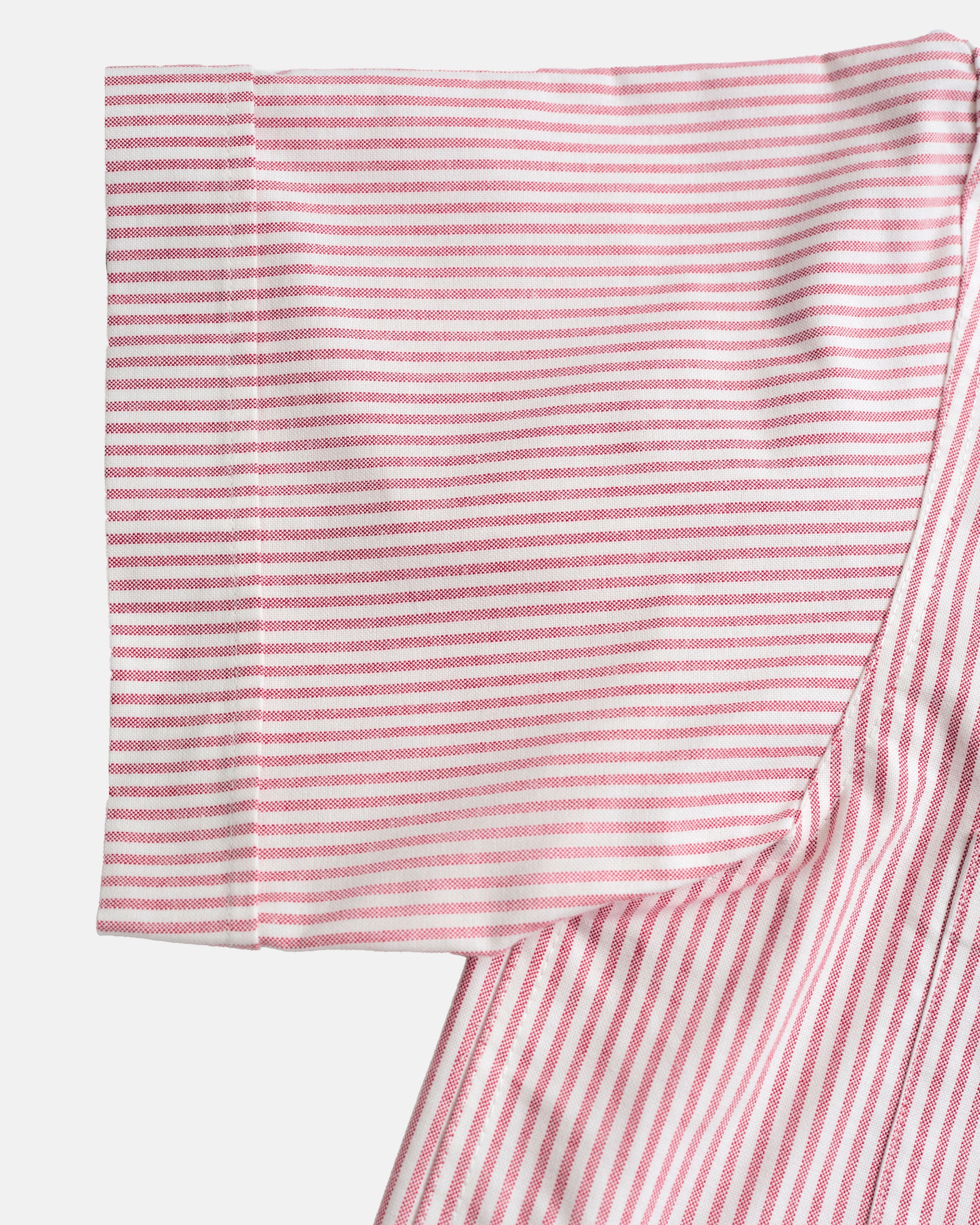 Vito's Red & White Stripe Short Sleeve Sport Shirt