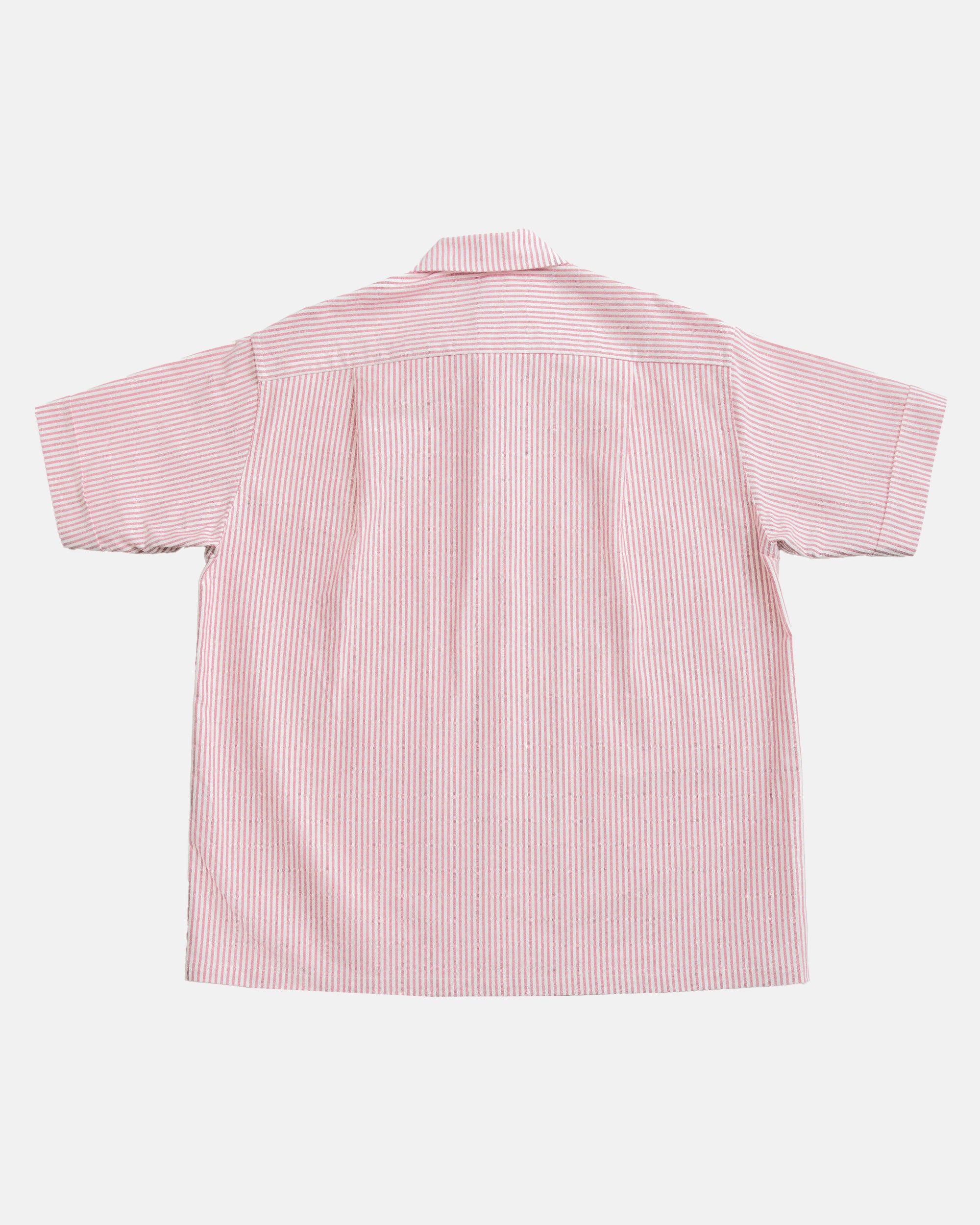 Vito's Red & White Stripe Short Sleeve Sport Shirt