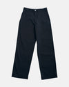 Vito's Charcoal Navy Cotton/Linen High n' Wide Pant