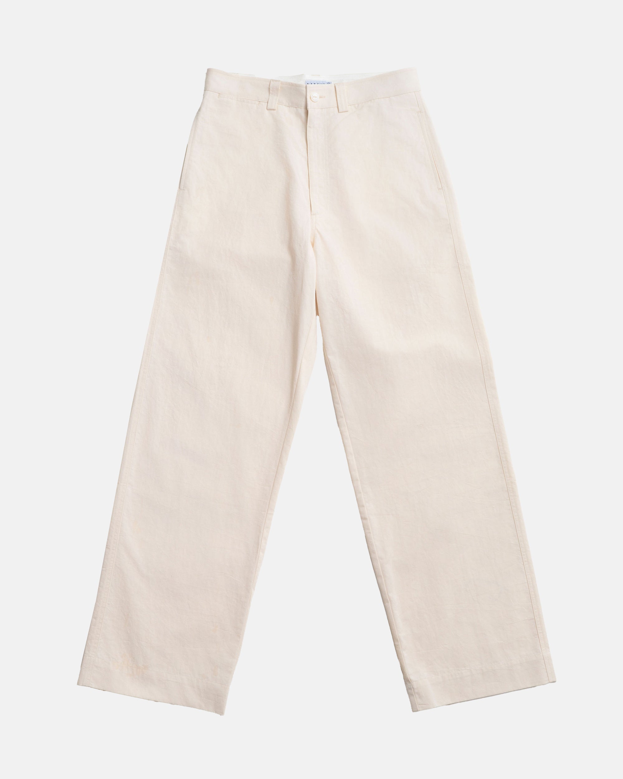 Vito's Stone Cotton/Linen High n' Wide Pant